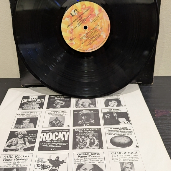 Rocky II Original Motion Picture Score Vinyl Record - Yellow and Black - Picture 6 of 6